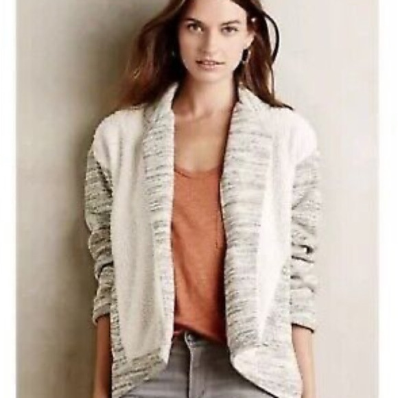 ANTHROPOLOGIE Saturday Sunday Coat grey size small - Picture 1 of 8